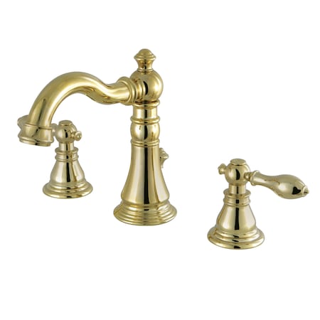 Fauceture American Classic Widespread Bathroom Faucet, Polished Brass FSC1972ACL